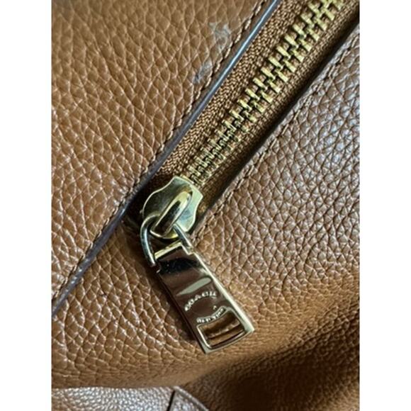 Coach Tan Leather Tote Bag - Picture 7 of 7